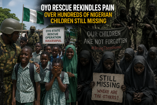 What About The Rest?: Oyo Rescue Refreshes Pain, Questions Over Hundreds Of Nigerian Children Still Missing