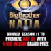BBNaija Season 11 Housemates