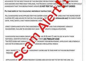 Federal Ministry of Finance recruitment scam