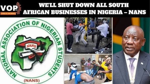 NANS South Africa Ultimatum
