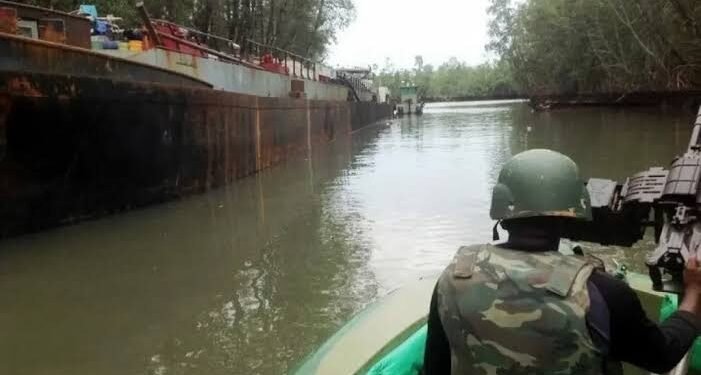 Navy Recover 4.7m Litres Of Stolen Crude, Arrests 91 Suspects In Niger Delta