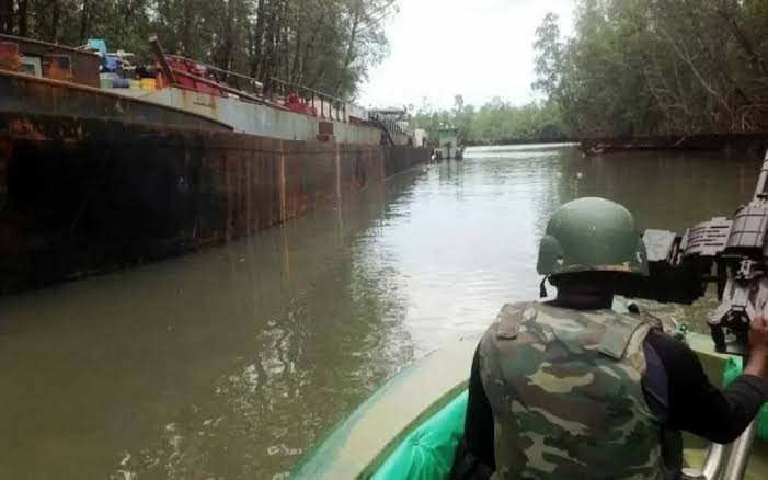 Navy Recover 4.7m Litres Of Stolen Crude, Arrests 91 Suspects In Niger Delta