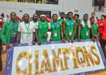 Nimrod Celebrates Nigeria’s U18 Boys After Maiden African Volleyball Championship Victory