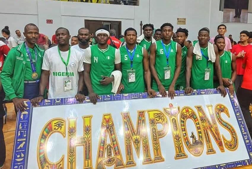 Nimrod Celebrates Nigeria’s U18 Boys After Maiden African Volleyball Championship Victory