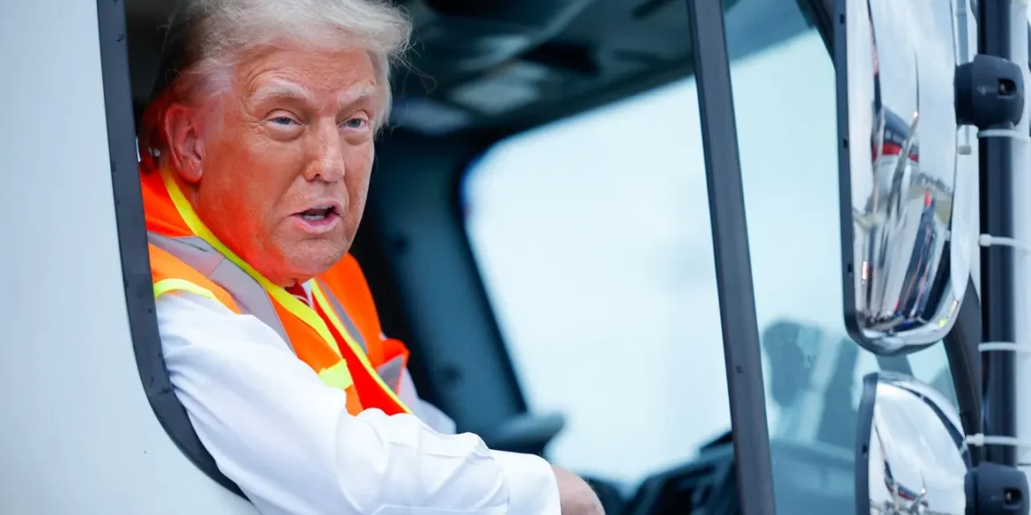 Trump Launches Veteran Trucking Initiative, Says 24,000 Drivers Have Been Removed