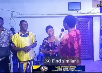 A viral video showing the founder of Land of Praise Family Church, Pastor Emmanuel Ugochukwu, appearing to ask members of his...