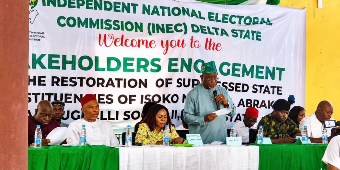 INEC Begins Process to Restore Additional Three Delta Assembly Constituencies