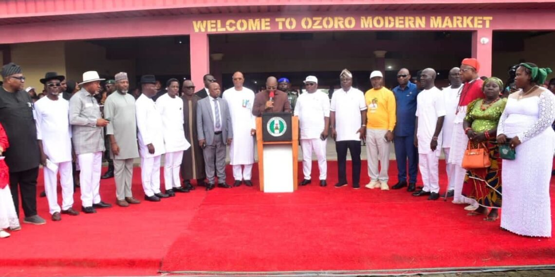 Oborevwori Inaugurates Ozoro Ultra-Modern Market, Targets Jobs, Trade Growth
