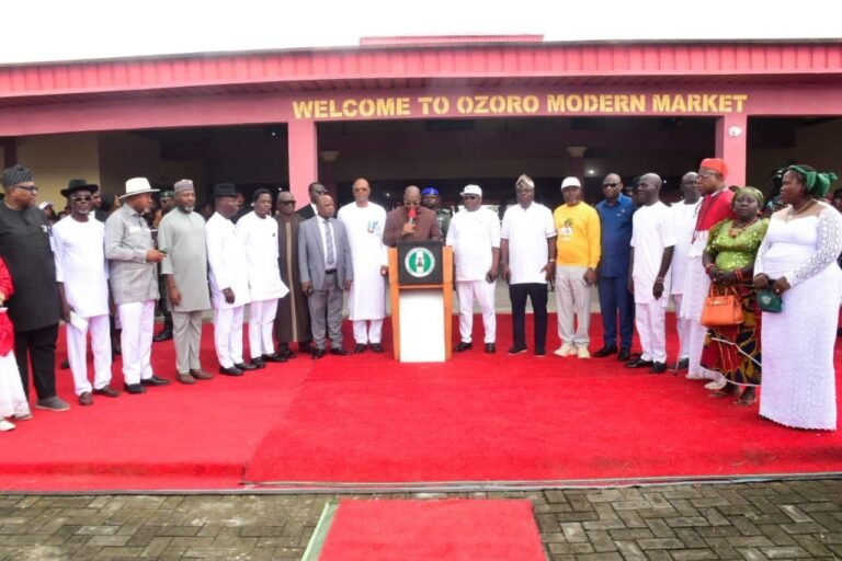 Oborevwori Inaugurates Ozoro Ultra-Modern Market, Targets Jobs, Trade Growth