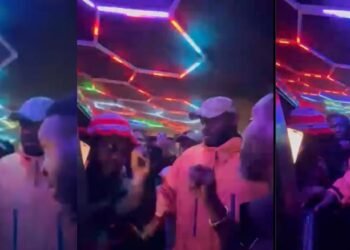 Odumodublvck Challenges Police Officers At Lagos Club, Says "You Can't Take Me Away"