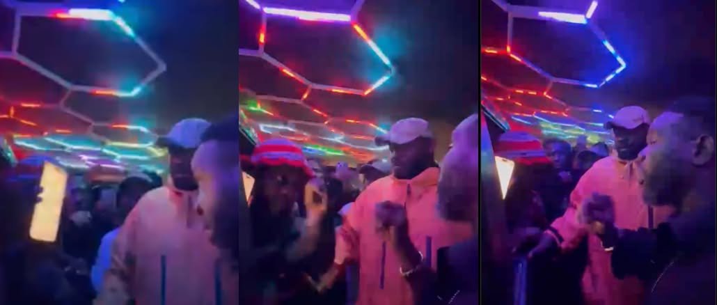 Odumodublvck Challenges Police Officers At Lagos Club, Says "You Can't Take Me Away"