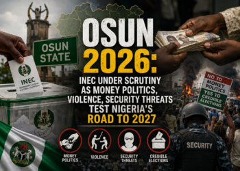 Osun 2026: INEC Under Scrutiny As Money Politics, Violence, Security Threats Test Nigeria’s Road To 2027