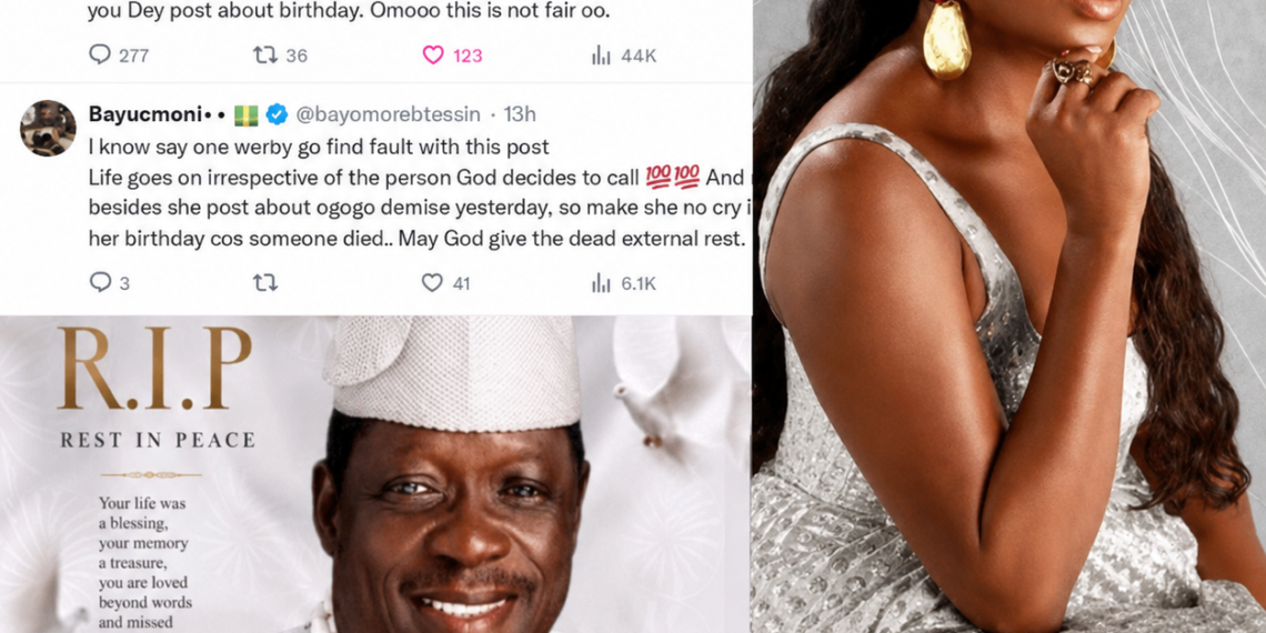 Funke Akindele’s Birthday Post Sparks Mixed Reactions Amid Ogogo’s Burial