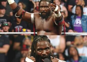 Nigerian Oba Femi Makes WWE History, Defeats Brock Lesnar In 1st Hell In A Cell Clash