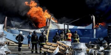 37 Killed, Hundreds Evacuated After Russian Strike Hits Kyiv Weapons Depot