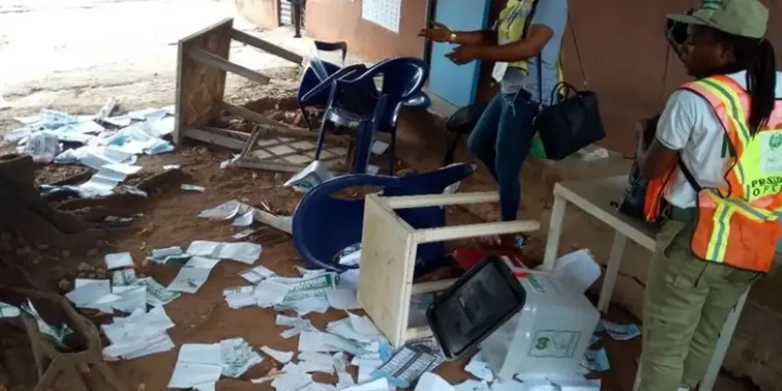 Thugs Chase Voters From Aregbesola’s Polling Unit, Disrupt Voting