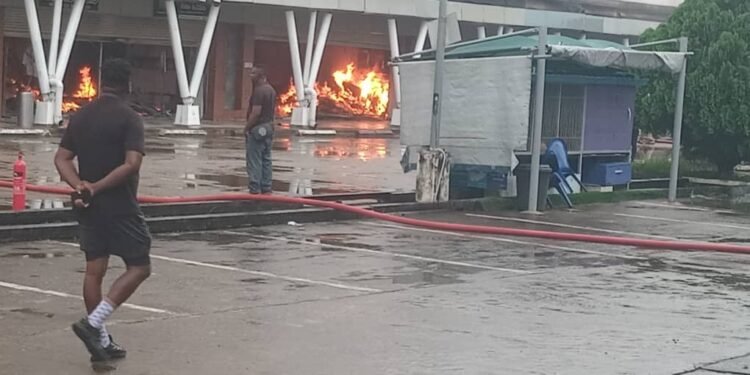 Popular Spar Shopping Mall In Calabar Go Up In Flames
