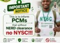 NYSC Makes NERD Clearance Mandatory