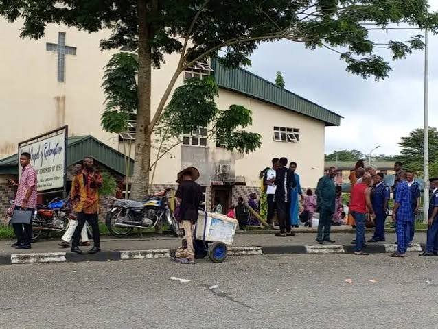 Police Halt Church Service