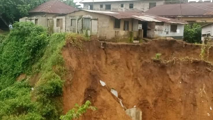 Cross River erosion