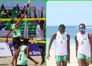 Nigeria Defeat Lesotho 2-0 In African Beach Volleyball