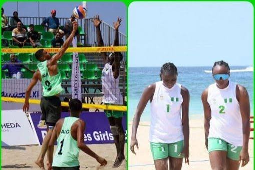 Nigeria Defeat Lesotho 2-0 In African Beach Volleyball