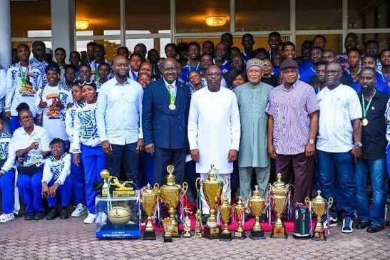 Governor Fubara Awards Scholarship To Gold Winning Team Rivers