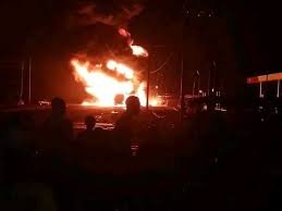 Abuja Filling Station Fire: Blaze Guts AYM Shafa Petrol Station in Area 3