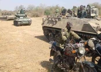 Nigerian troops on operation