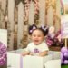 “My precious answered prayer” — Toke Makinwa unveils daughter Yakira’s face on first birthday