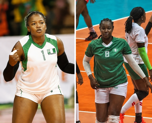 Nigeria’s Top Female Volleyball Stars Jummai, Achi Hail NVBF For Securing World-Class Foreign Coach Ryan