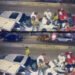 CCTV Footage Appears to Show Robbery Scare Outside Abule Egba Lounge