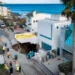 A large sinkhole has opened up outside a house in Malibu reportedly belonging to Hollywood actor Nicolas Cage.