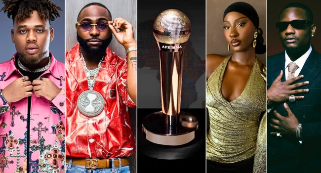 Davido, Tems, Phyno Lead Nigerian Winners At AFRIMMA 2026