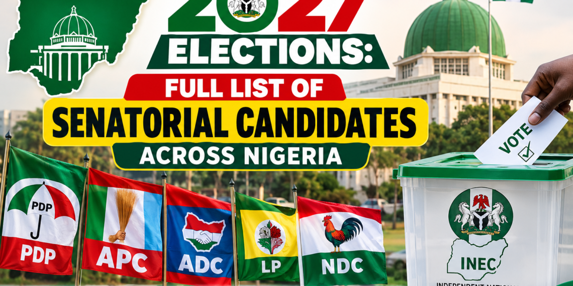 2027 Elections: Full List Of Senatorial Candidates Across Nigeria