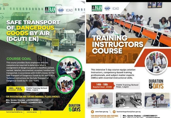 FAAN Training School Opens Registration for Aviation Courses in 2026