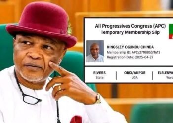Alleged Kingsley Chinda APC Registration Slips Surface as 2027 Candidacy Faces Scrutiny