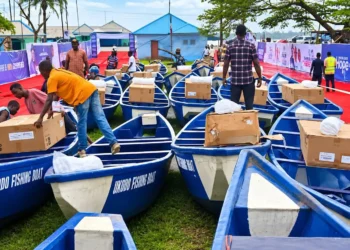 Oborevwori Distributes 50 Fishing Boats, Fishing Nets To Fishermen In 3 LGs