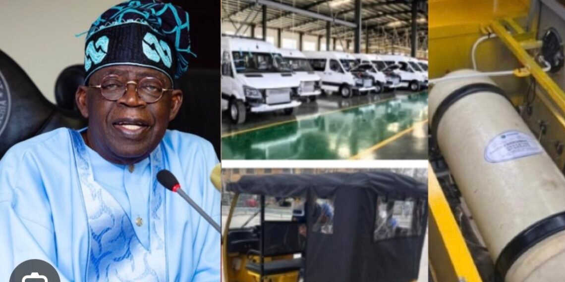 Tinubu Commissions 1st CNG Conversion Centre In Ebonyi