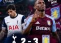 Aston Villa Survive Tottenham Fight Back To Win 3-2