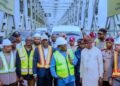 Umahi Orders Removal of Illegal Adverts, Tinubu Pictures on First Niger Bridge