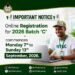 NYSC foreign-trained graduates verification