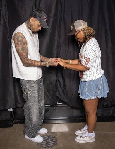 Chris Brown's Meet-And-Greet Turns Spiritual As Fan Spends $1,000 Just To Pray For The Super Star