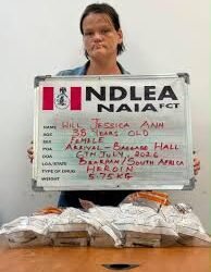 South African woman sentenced in Nigeria