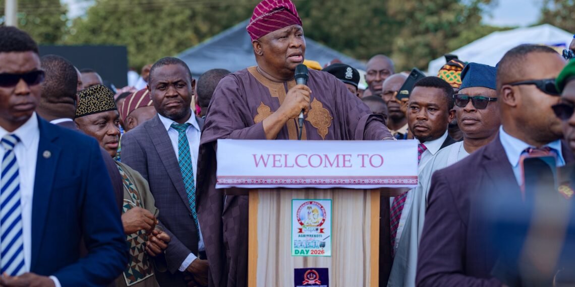 YAYI campaign vehicles buses ambulance donation Ogun