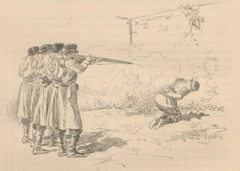Nidal Hasan firing squad execution illustration