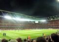 Arsenal in action at the Emirates Stadium