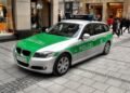 Bavarian police patrol car in Germany