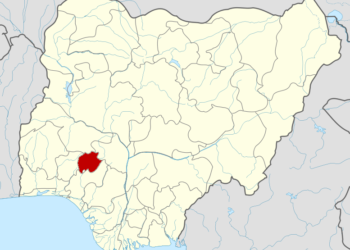 Map of Ekiti State, Nigeria