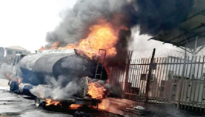 Burning petrol tanker, Agbor tanker fire